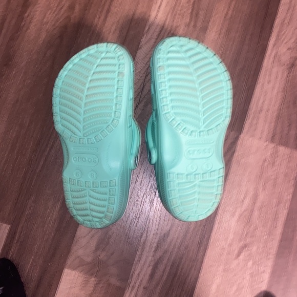 Mint green crocs for sale. - Picture 2 of 2